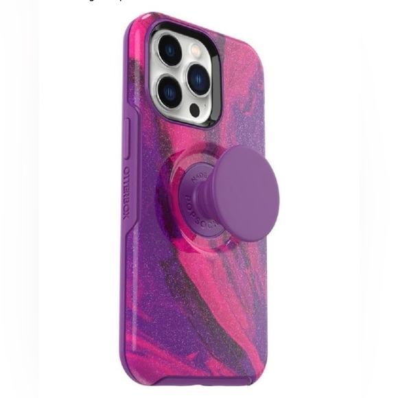 iPhone 13 Pro Otterbox Phone Case with pop socket - Picture 3 of 4